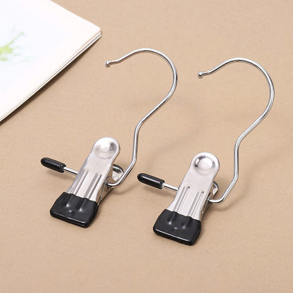 Multi-Purpose Stainless Steel Hanging Clips with Hooks |🔥Flat 50% Savings🔥
