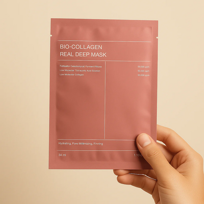 2-in-1 K-Beauty Foundation Stick with Built-in Brush + Bio-Collagen Hydration Face Mask Free